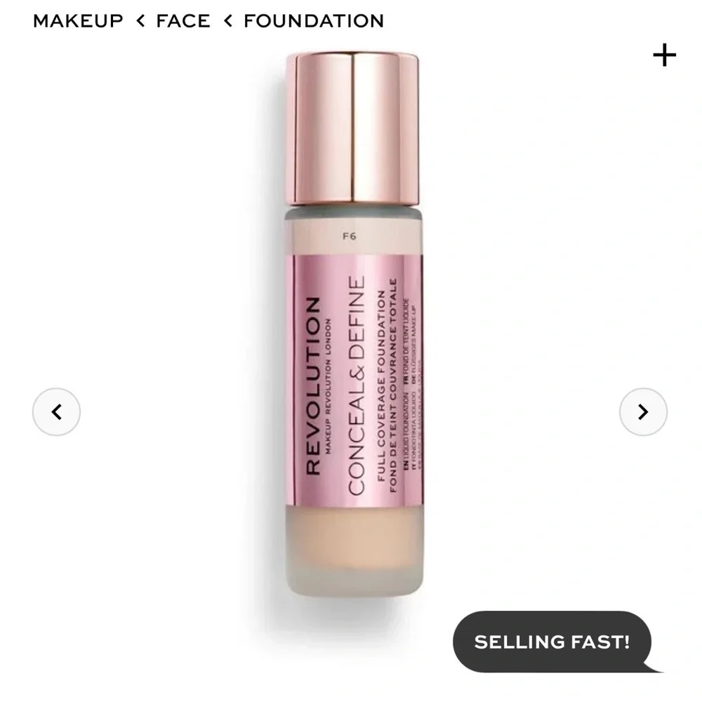 Bundle of Two Makeup REVOLUTION F0.2 CONCEAL & HYDRATE Radiance CONCEALER